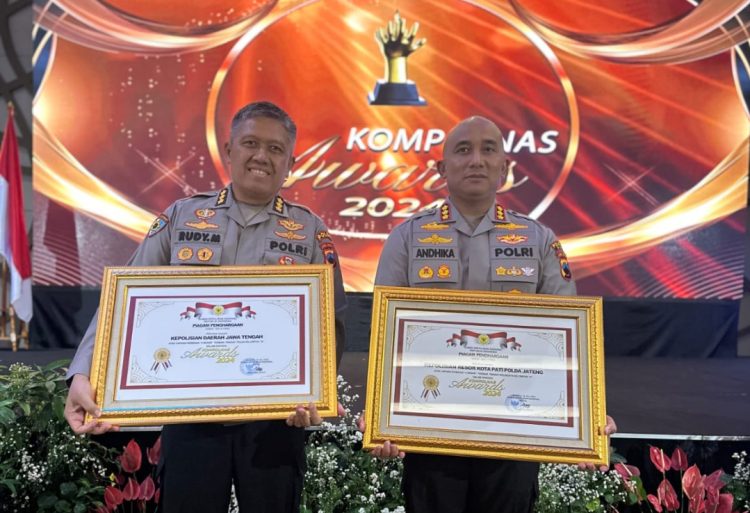 Penilaian Kinerja, Kini Polresta Pati Terima Penghargaan Awards 2024