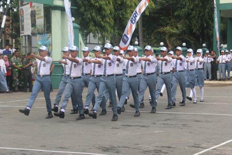 HUT ke 79 TNI dan HUT Kodam, Dandim Pati Gelar Lomba PBB di Tingkat SLTA