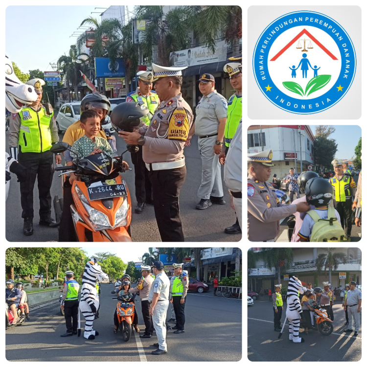 Peduli Keselamatan Pada Anak, Kini Sekjen Rumah PPAI Apresiasi Kegiatan Satlantas Pati