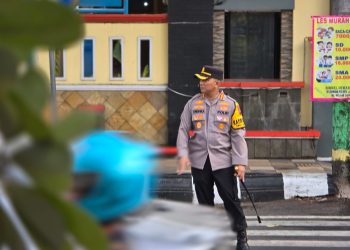 Polresta Pati Pastikan Kelancaran Lalu Lintas di Pagi Hari