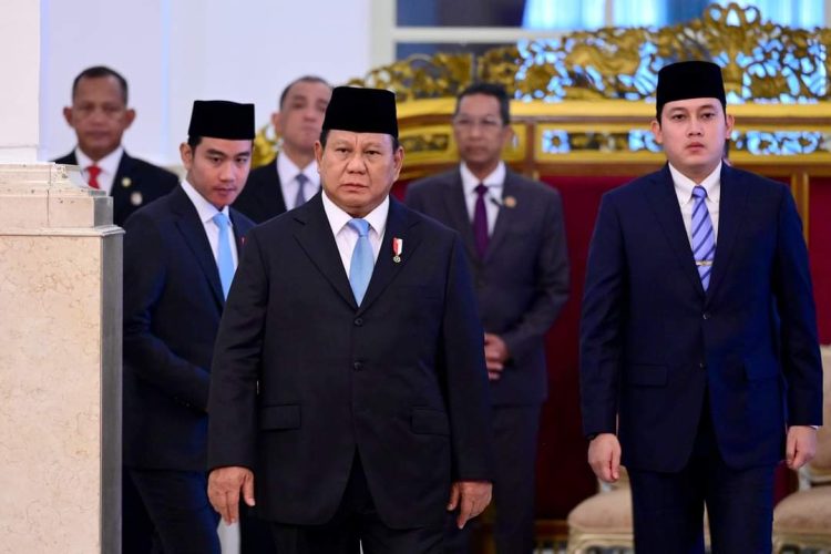 Prabowo Melantik Penasihat, Utusan dan Staf Khusus