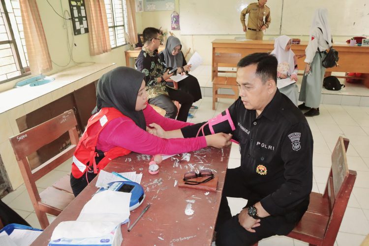 Hari Jadi Humas Polri ke 73, Polres Banjar Gelar Bakti Sosial Donor Darah di Martapura