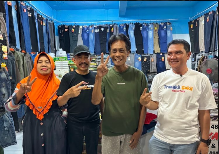 Wahyu Indriyanto Menjalin Kedekatan dengan Pedagang