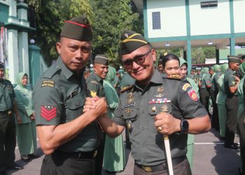 Personil Kodim Pati Naik Pangkat, Berikut Jumlahnya