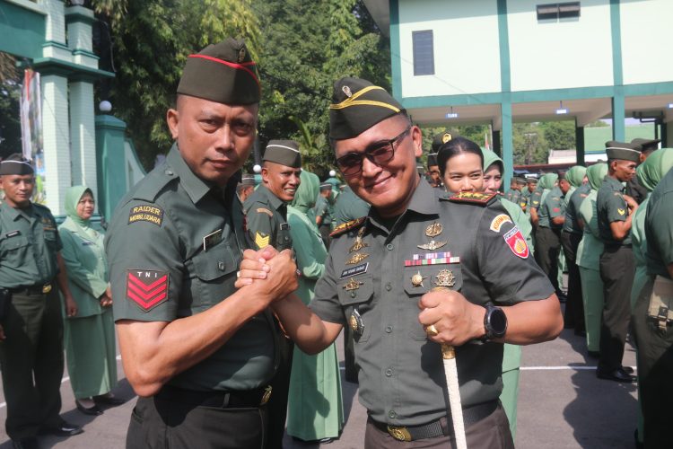 Personil Kodim Pati Naik Pangkat, Berikut Jumlahnya