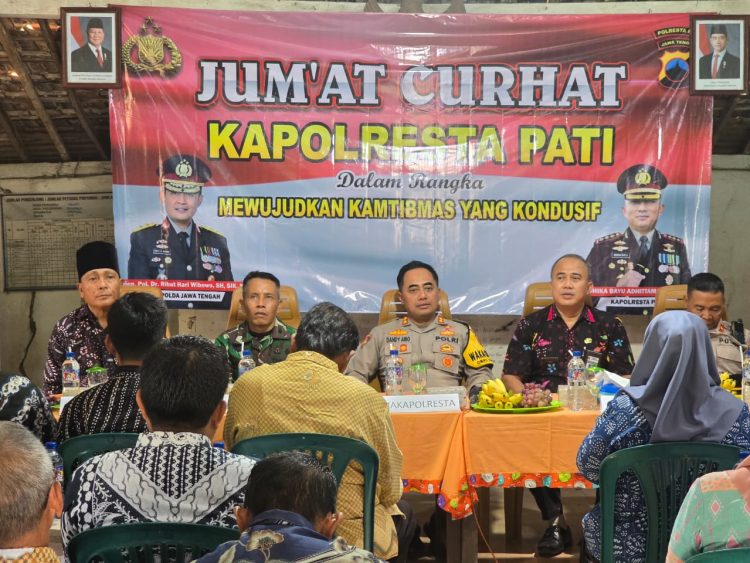 Jumat Curhat, Polresta Pati Ajak Masyarakat Ciptakan Situasi Aman Menjelang Pilkada