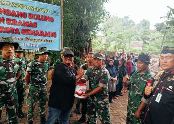 TNI Bersama Warga Rehabilitasi Sendang Bulung dan Groundbreaking Budidaya BSF