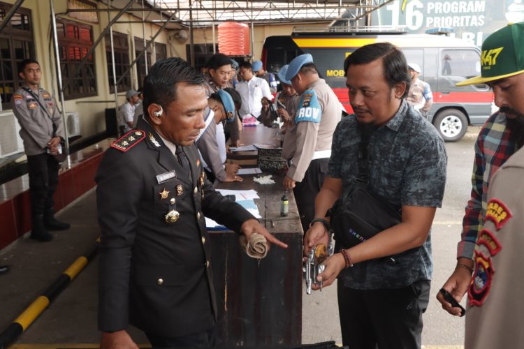 Polres Banjar Pastikan Tidak Ada Pelanggaran dalam Penggunaan Senjata Api