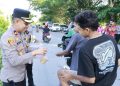 Ramadhan Berkah, Polres Rembang Bagikan Ratusan Paket Takjil
