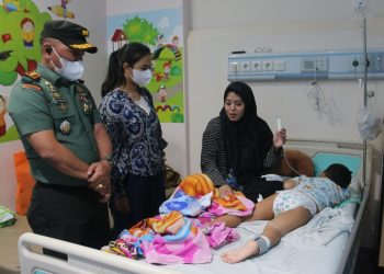 Anak Prajurit Kodim Pati Derita Kanker, Dandim Tunjukkan Kepedulian