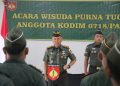 Keharuan Warnai Perpisahan Prajurit Kodim 0718/Pati, Jaga Nama Baik Satuan!