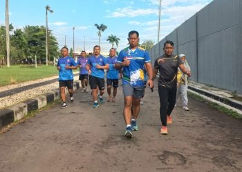 Gelar Olahraga Bersama, Dandim Pati : Bangun Soliditas dan Keteladanan