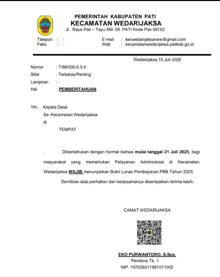 Layanan Publik Disyaratkan Lunas PBB, Ombudsman Diminta Turun Tangan