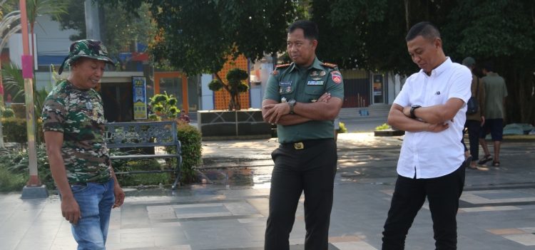 RTH Unggulan, Sinergi Kodim Pati dan DLH Kembangkan Alun-Alun