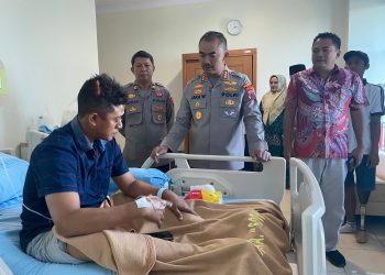 Enam Korban Kerusuhan Aksi 13 Agustus, Kapolresta Besuk Kapolsek Pati Kota