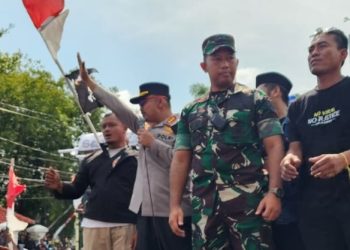 Jaga Etika, TNI – Polri Kawal Aksi Damai Secara Humanis