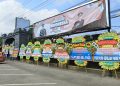 Lewat Ratusan Karangan Bunga, Warga Apresiasi Polres Rembang