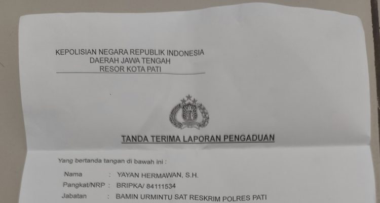 Insiden di Gedung DPRD Pati, Dua Wartawan Jadi Korban Kekerasan dan Kini Lapor Polisi