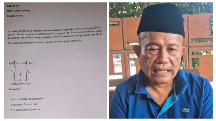 Surat Pengunduran Diri Torang Manurung Bikin Geger Publik Pati