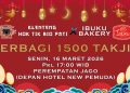 Klenteng Hok Tik Bio dan Ibuku Bakery Bagi 1.500 Takjil Untuk Pengendara