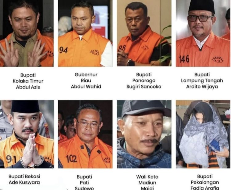 KPK Kembali Beraksi, 8 Kepala Daerah Masuk Daftar OTT