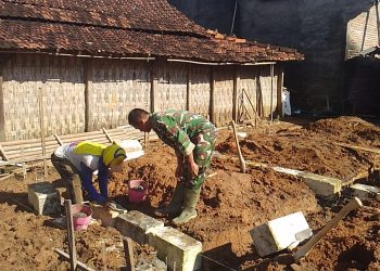 TMMD Pati Percepat Bedah Rumah RTLH