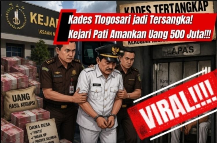 Miris, Kasi Intel Sebut Kades Tlogosari Korupsi Senilai 805 Juta