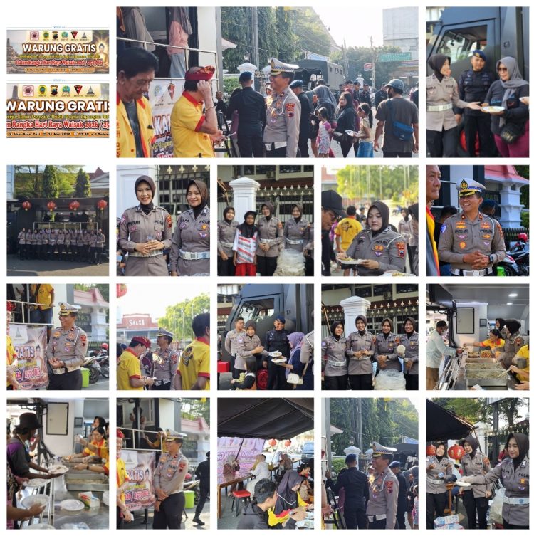 Waisak 2026, Kolaborasi Kelenteng Hok Tik Bio dan Polresta Pati Hadirkan Makan Gratis