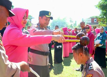 AKBP Heru Dwi Purnomo Pimpin Kenaikan Pangkat 56 Personel Polres Kudus, Ini Pesannya