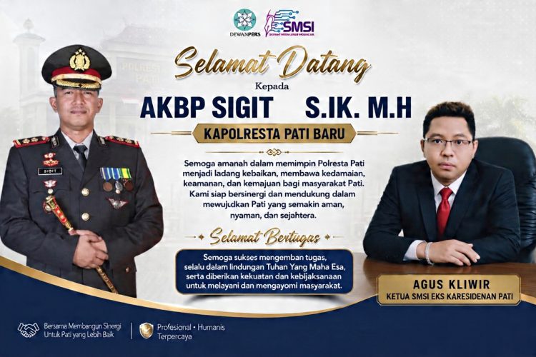 Agus Kliwir Ucapkan Terima Kasih kepada Kombes Pol. Jaka Wahyudi dan Sambut AKBP Sigit
