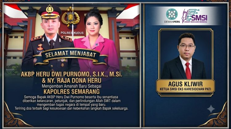 AKBP Heru Dwi Purnomo Resmi Tinggalkan Kudus, SMSI Beri Apresiasi Tinggi