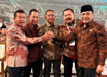 Ribuan Peserta Saksikan Momen Langka Kekompakan Pimpinan Negara di Harkopnas 2026