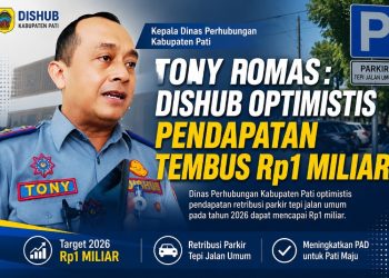 Target PAD Parkir Pati Naik, Dishub Bidik Rp700 Juta dan Bisa Tembus Rp1 Miliar