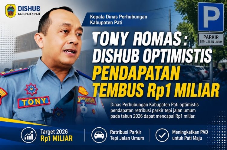 Target PAD Parkir Pati Naik, Dishub Bidik Rp700 Juta dan Bisa Tembus Rp1 Miliar