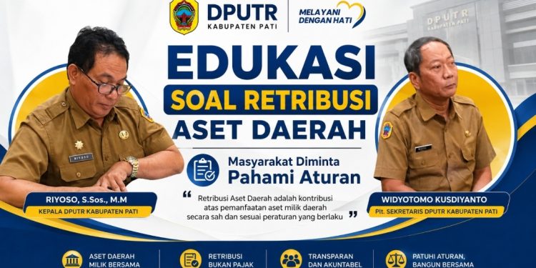 DPUTR Pati : Kenali Bedanya Pajak dan Retribusi Pemanfaatan Aset Daerah