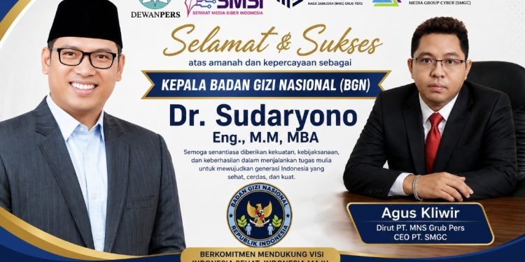 Kepala BGN Berganti, Agus Kliwir Berharap Sudaryono Bawa Energi Baru