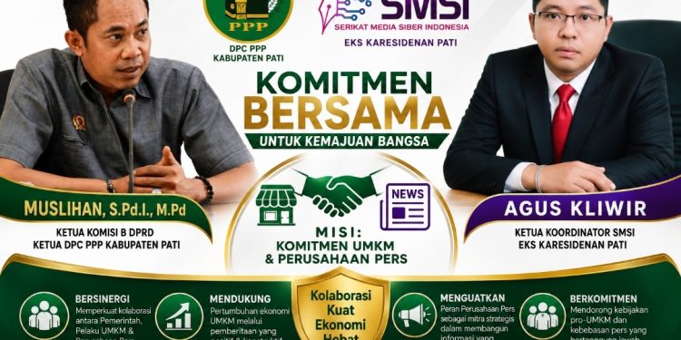 UMKM Pati Butuh Panggung Publikasi, Ketua Komisi B dan SMSI Sepakat Perkuat Kolaborasi Perusahaan Media