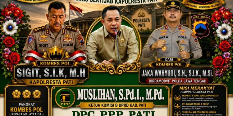 Muslihan Sambut Kapolresta Baru, Sinergitas dan Guyub Rukun untuk Pati