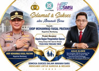 AKBP Mohammad Naik Jabatan ke Polda NTT, Agus Kliwir : Sosok Pemimpin Berdedikasi Tinggi