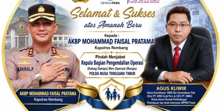 AKBP Mohammad Naik Jabatan ke Polda NTT, Agus Kliwir : Sosok Pemimpin Berdedikasi Tinggi