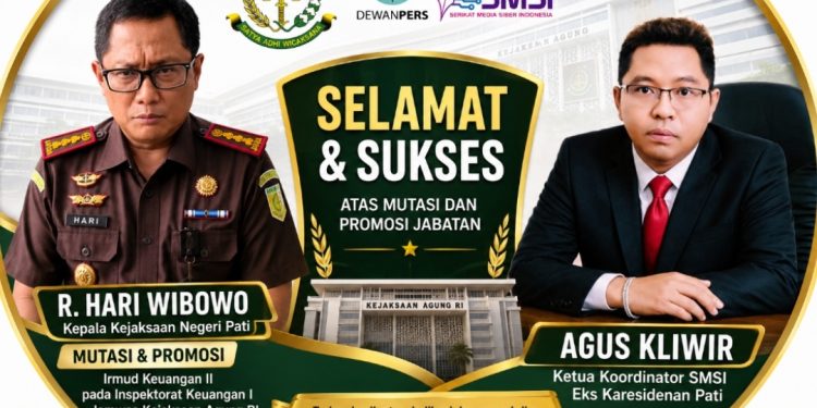 Dari Pati ke Kejagung, Agus Kliwir Apresiasi R. Hari Wibowo Emban Amanah Baru