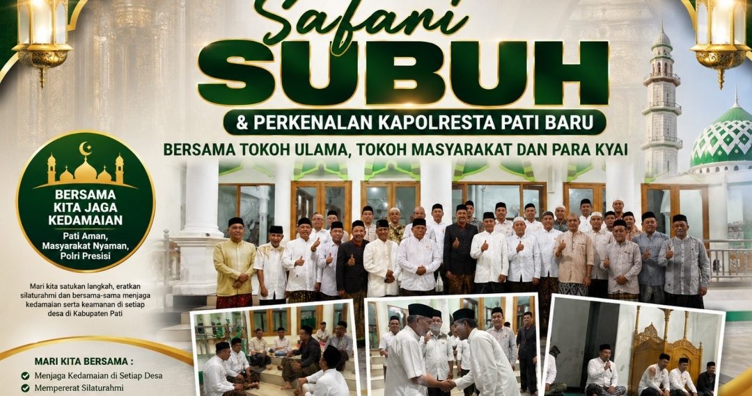 Safari Subuh Perdana di Tayu, Kapolresta Pati : Perkuat Silaturahmi dan Persaudaraan Umat