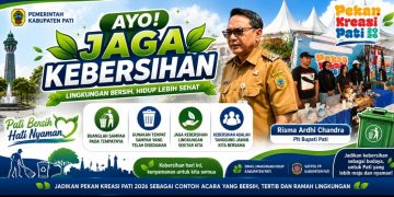 Pekan Kreasi 2026 Ramai, Plt Bupati Pati Ajak Warga Jaga Kebersihan
