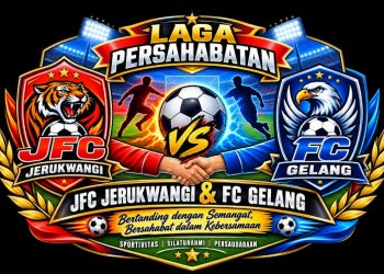 JFC Jerukwangi dan FC Gelang Berlaga Persahabatan