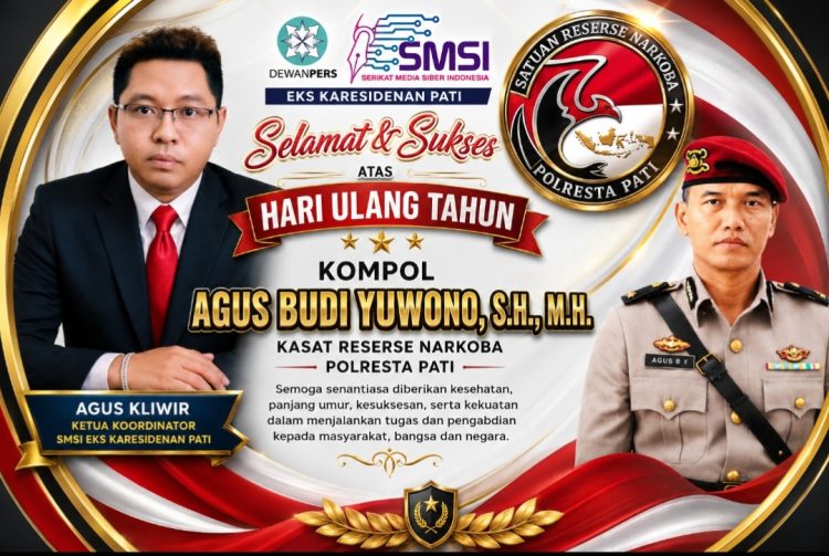 HUT Kompol Agus Budi Yuwono, Agus Kliwir : Semoga Semakin Sukses dan Amanah dalam Pengabdian