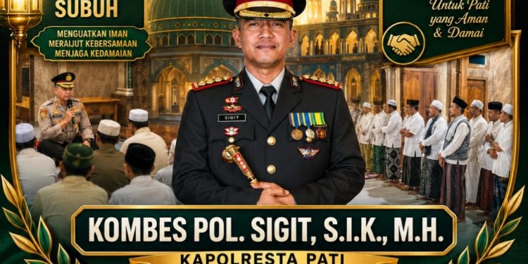 Dekat Masyarakat di Safari Subuh, Kombes Pol. Sigit : Kerukunan Kunci Keamanan Daerah
