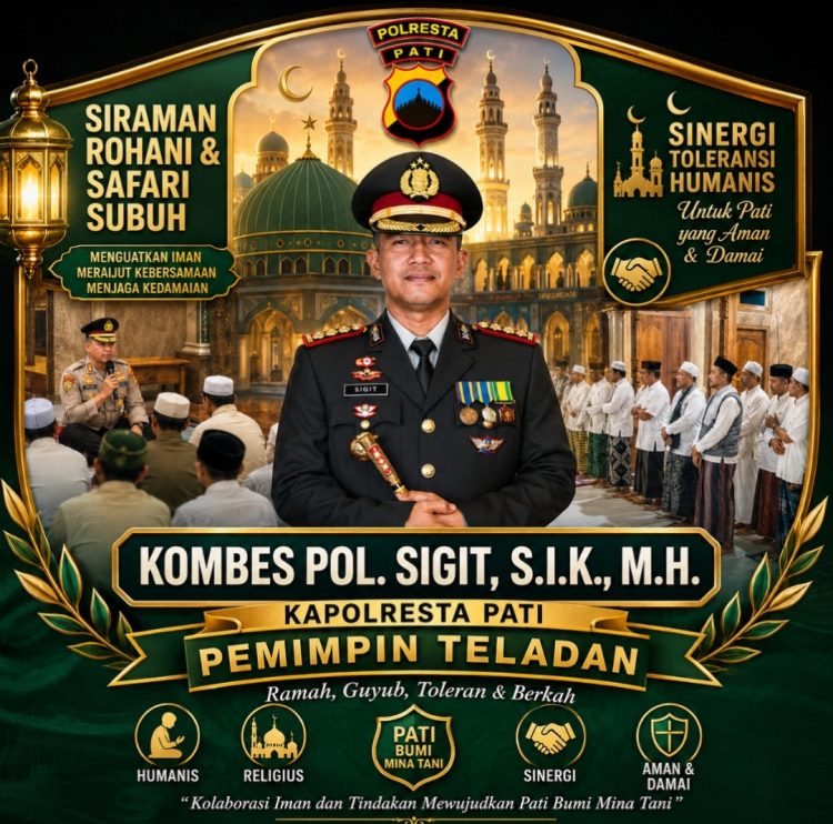 Dekat Masyarakat di Safari Subuh, Kombes Pol. Sigit : Kerukunan Kunci Keamanan Daerah