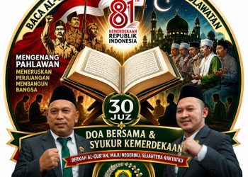 Mengenang Jasa Pahlawan, H. Suwito Gelar Khataman 30 Juz, Tirakatan dan Sholawatan