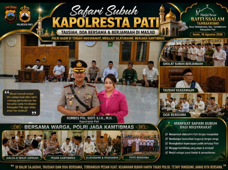 Dekat Dengan Allah, Kapolresta Pati Memperkuat Iman dan Silaturahmi ke Masyarakat