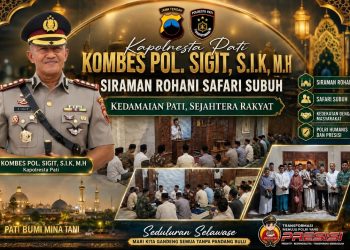 Sosok Pemimpin Terbaik No.1, Kapolresta Pati Tebar Keteladanan